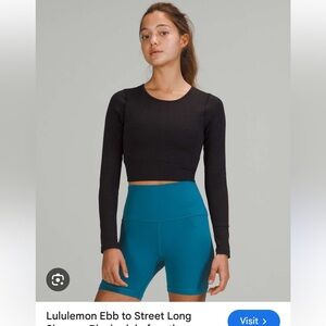 Lululemon Ebb to Street Ribbed Long sleeve